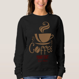 Moletom Design Amante de Café – Gráfico Minimalista de Xíc