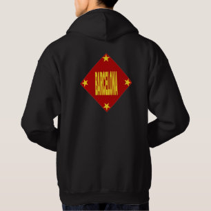 Moletom Design BARCELONA de camisola-de-casaco-preto