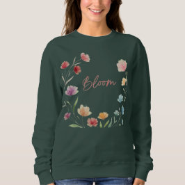 Moletom Design Botânico Floral Soft Pastel Bloom