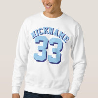 Design branco & azul do jérsei dos esportes dos