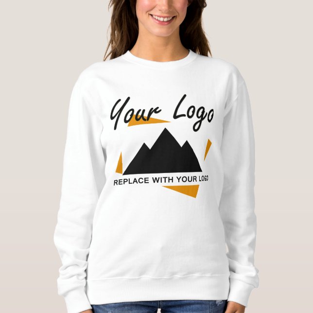 Moletom Design comercial personalizado Adicione o logotipo (Frente)