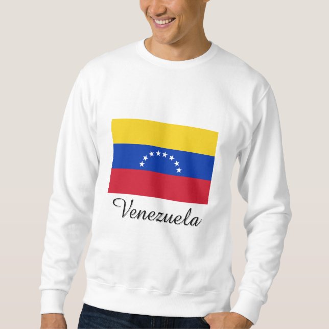 Moletom Design da bandeira de Venezuela (Frente)