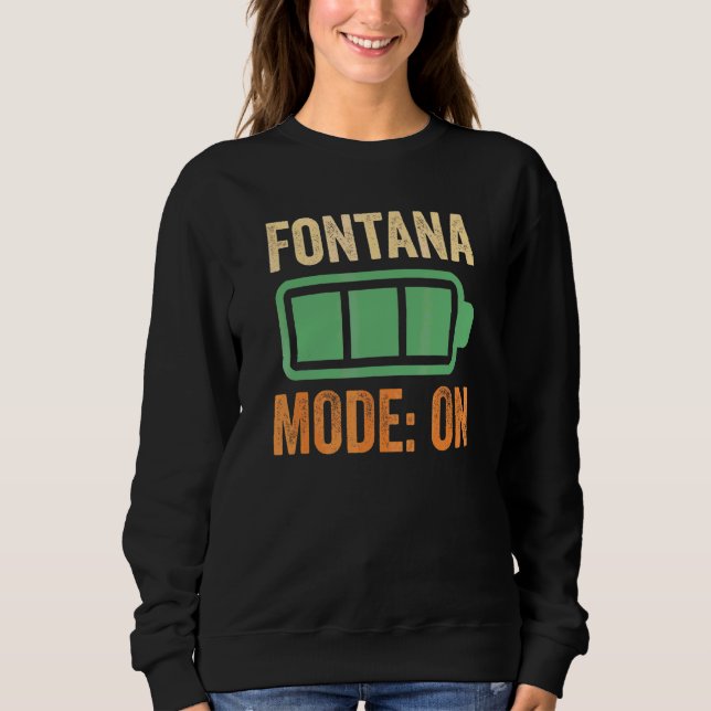 Moletom Design da Bateria no Modo Fontana (Frente)