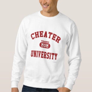 Moletom Design da Faculdade de Faculdade de Cheater
