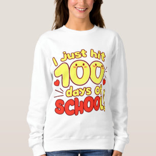 Moletom design de 100 Dias de Estilo Kawaii Escolar