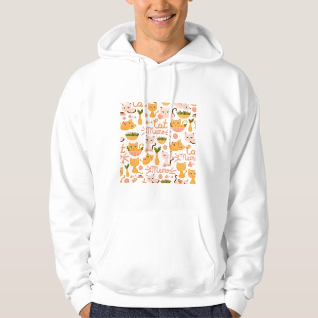 Moletom design de amante de gatos (Frente)