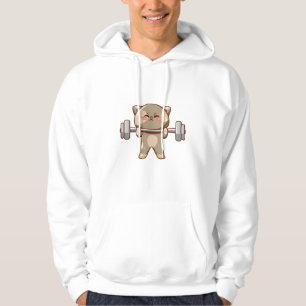 Moletom design de amante de gatos motivador do ginásio