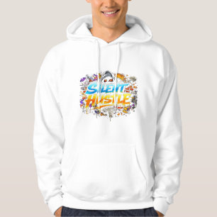 Moletom Design de Arte de Rua Grafite Hustle Silencioso