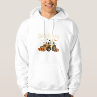 Moletom Design de Bulldozer Fantasma de Halloween Boo-Doze
