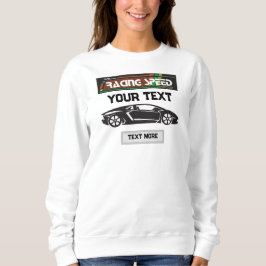 Moletom Design de Carro de Velocidade de Corrida – Desempe