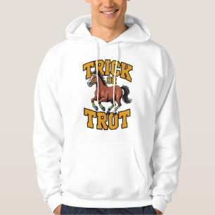 Moletom Design de Cavalo Trot ou Travessura para Fãs de Eq