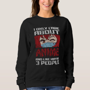 Moletom Design de citação de animação   Eu só me impo