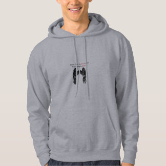 Moletom Design de Citação Motivacional das Asas Escuras