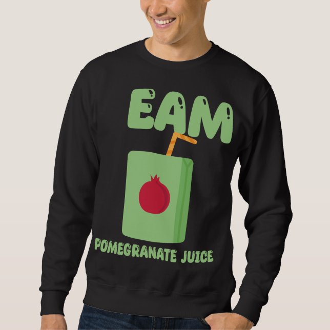 Moletom Design de Comida tropical do Sumo Pomegranato (Frente)