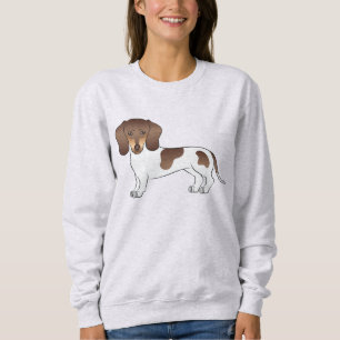 Moletom Design de Dachshund de Cabelo Curto com Chocolate