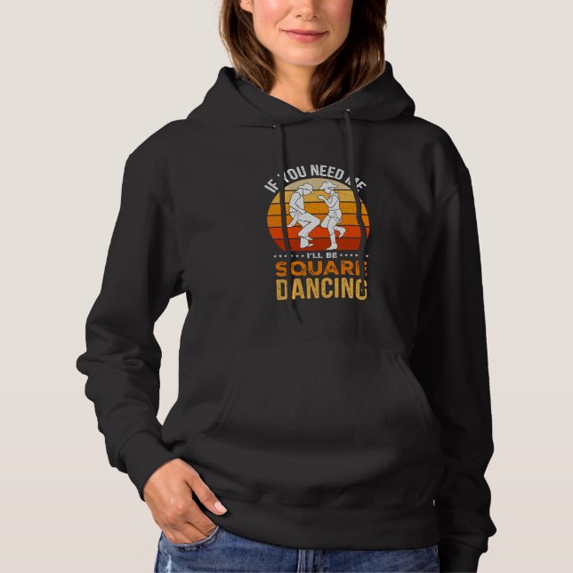 Moletom Design de dança ao quadrado ocidental para um danç (Frente)