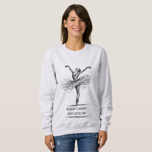 Moletom Design de dança da banda minimalista Art Ballerina