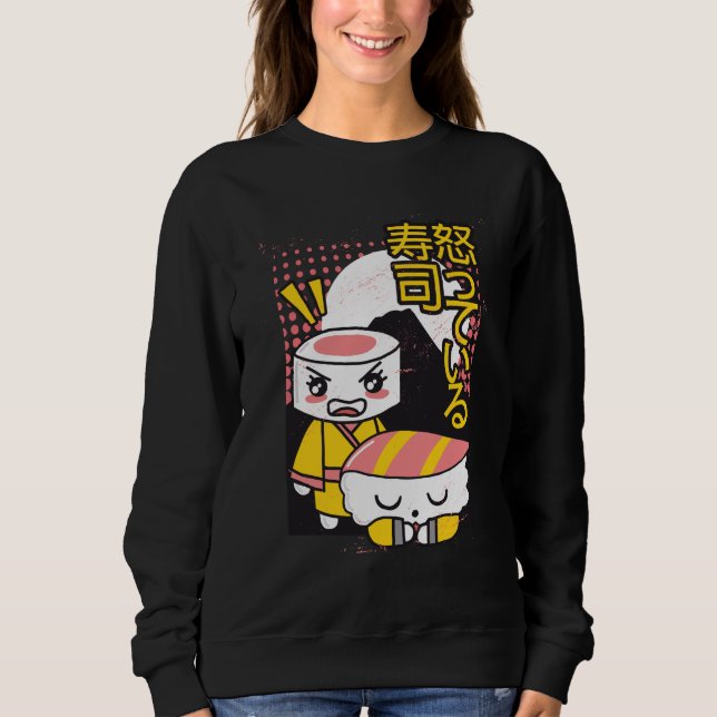 Moletom Design de desenho animado de lutadores de karatê d (Frente)