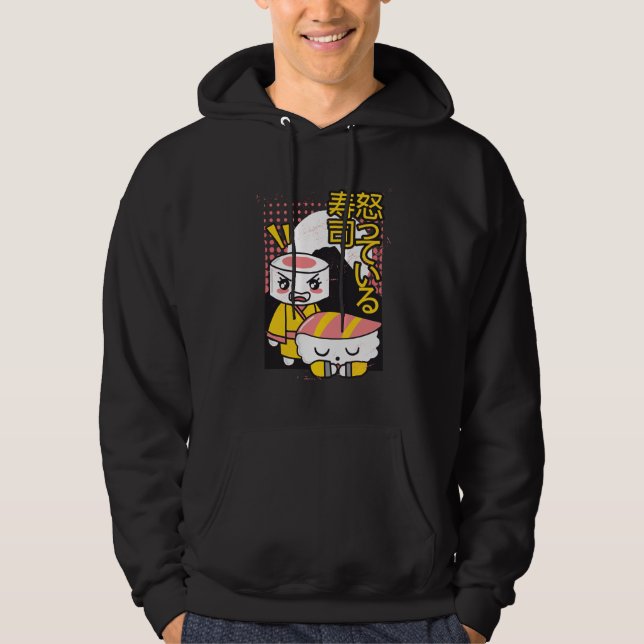 Moletom Design de desenho animado engraçado de lutadores d (Frente)