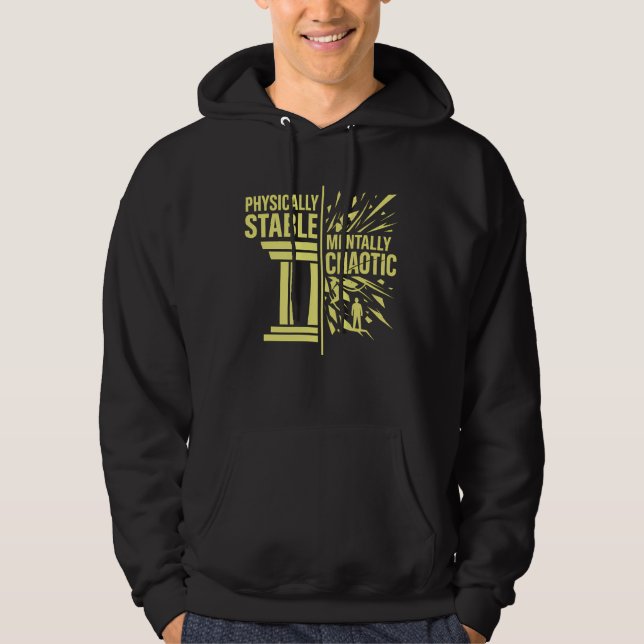 Moletom Design de Dualidade Fisicamente Estável Mentalment (Frente)