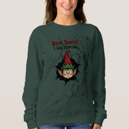Moletom Design de Elf de Natal Engraçado - Sw