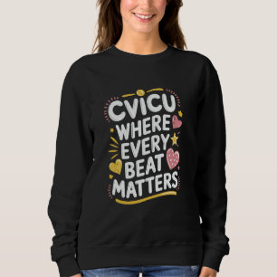 Moletom DESIGN de Enfermeiro CVICU para Enfermagem CVICU P