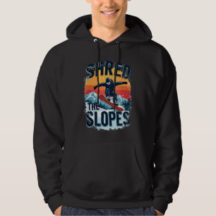Moletom Design de Esportes de Inverno - "Shred the Slopes"