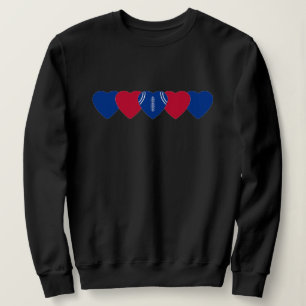 Moletom Design de Fã de Futebol de Buffalo Escuro