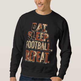 Moletom Design de Fã de Futebol Vintage | Gráfico de Futeb