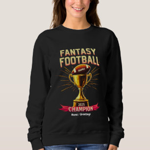 Moletom Design de Futebol Campeão Divertido Fantasy Footba