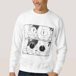 Moletom Design de Gato Engraçado