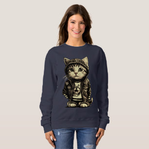 Moletom Design de Gato Gato-Gato-Gato-Gato