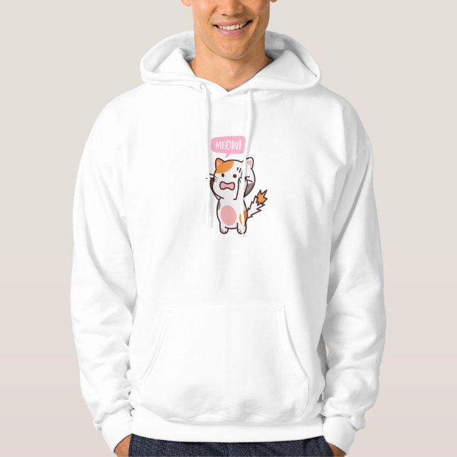 Moletom design de gato giro frustrado | comprar agora (Frente)