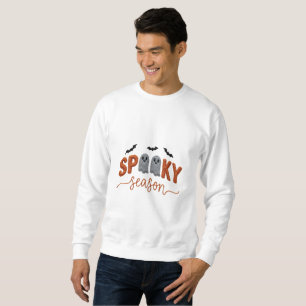 Moletom Design de Halloween bordado pela Mão de Spooky Sea