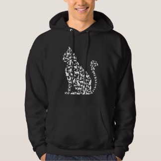 Moletom Design de Icones de Gato