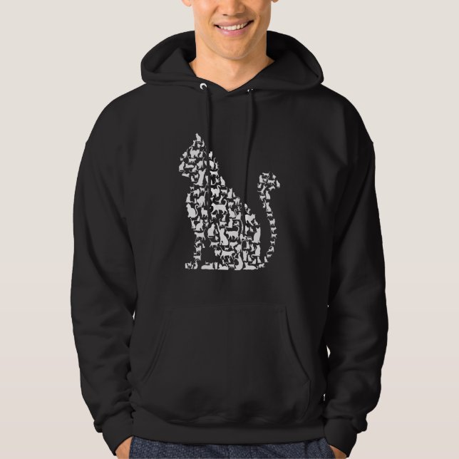 Moletom Design de Icones de Gato (Frente)