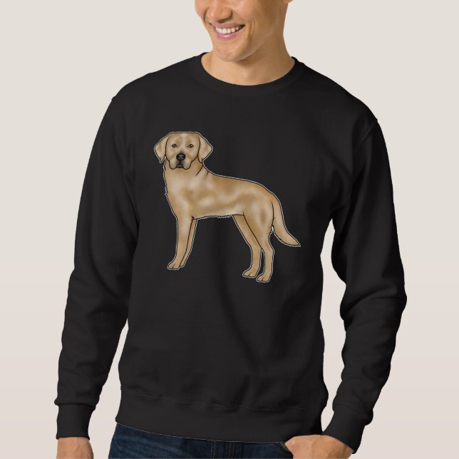 Moletom Design de Lab Dog de desenho animado do Retriever  (Frente)