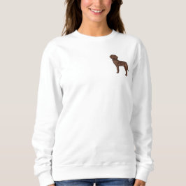 Moletom Design de Labrador Retriever de Chocolate Cachorro