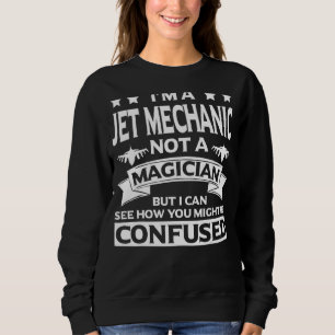 Moletom Design de Mecânica Mecânica Roupa Incrível do Jet