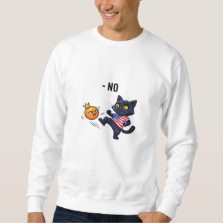 Moletom Design de Meme Político Engraçado Sem Gato