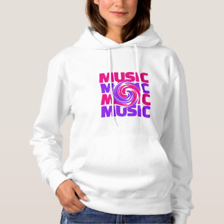 Moletom Design de música Hoodie, feminino