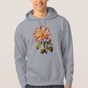 Moletom Design de pintura de pincel de pincel de flores bi