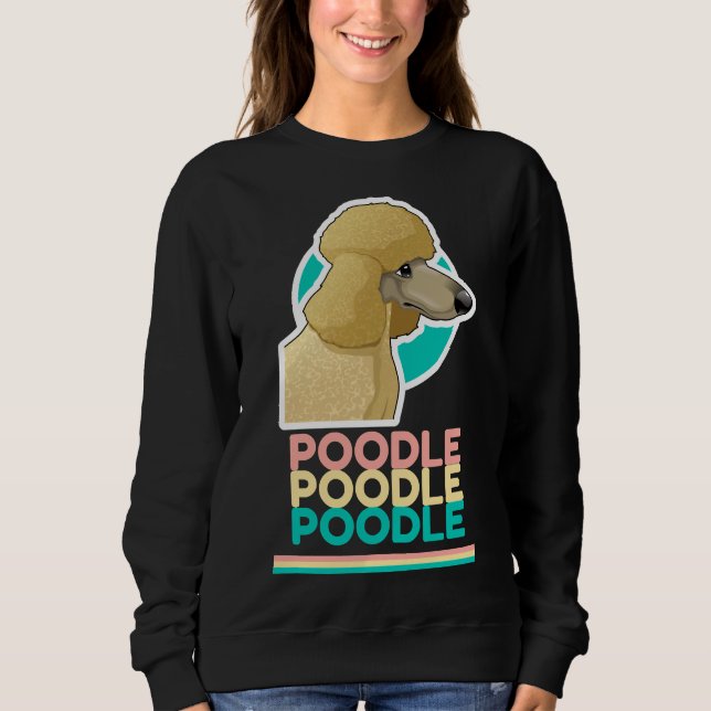 Moletom Design de Poodle (Frente)