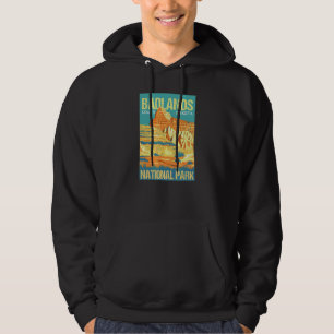 Moletom Design de Poster do Parque Nacional Badlands Dakot