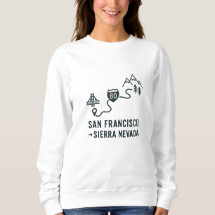 Moletom Design de Rota de San Francisco para Sierra Nevada