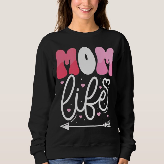 Moletom Design de Roteiro de Vida de Mãe Rosa Pastel Elega (Frente)