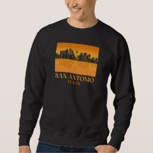 Moletom Design de San Antonio Sunset Skyline para San orgu
