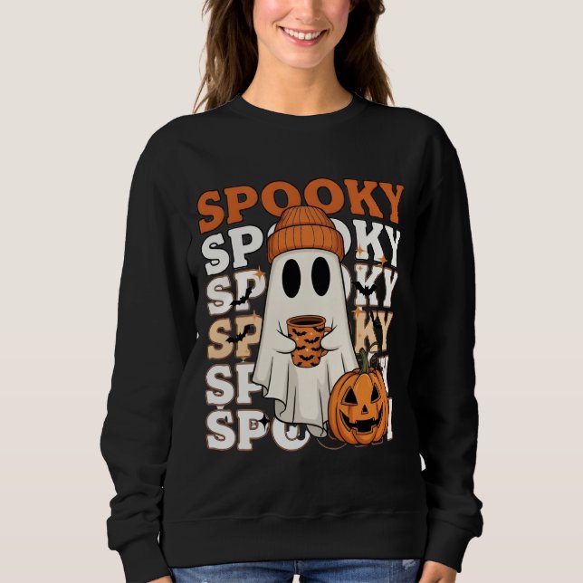 Moletom Design de Spooky Halloween (Frente)