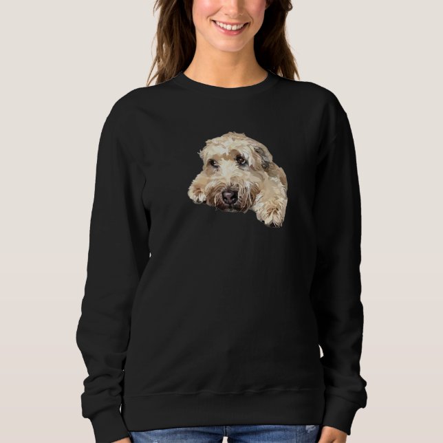 Moletom Design de terrier de roda revestida macio (Frente)
