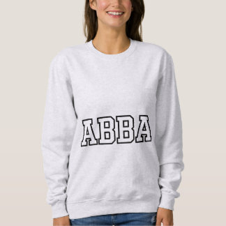 Moletom Design de Tipografia do Nome Abba